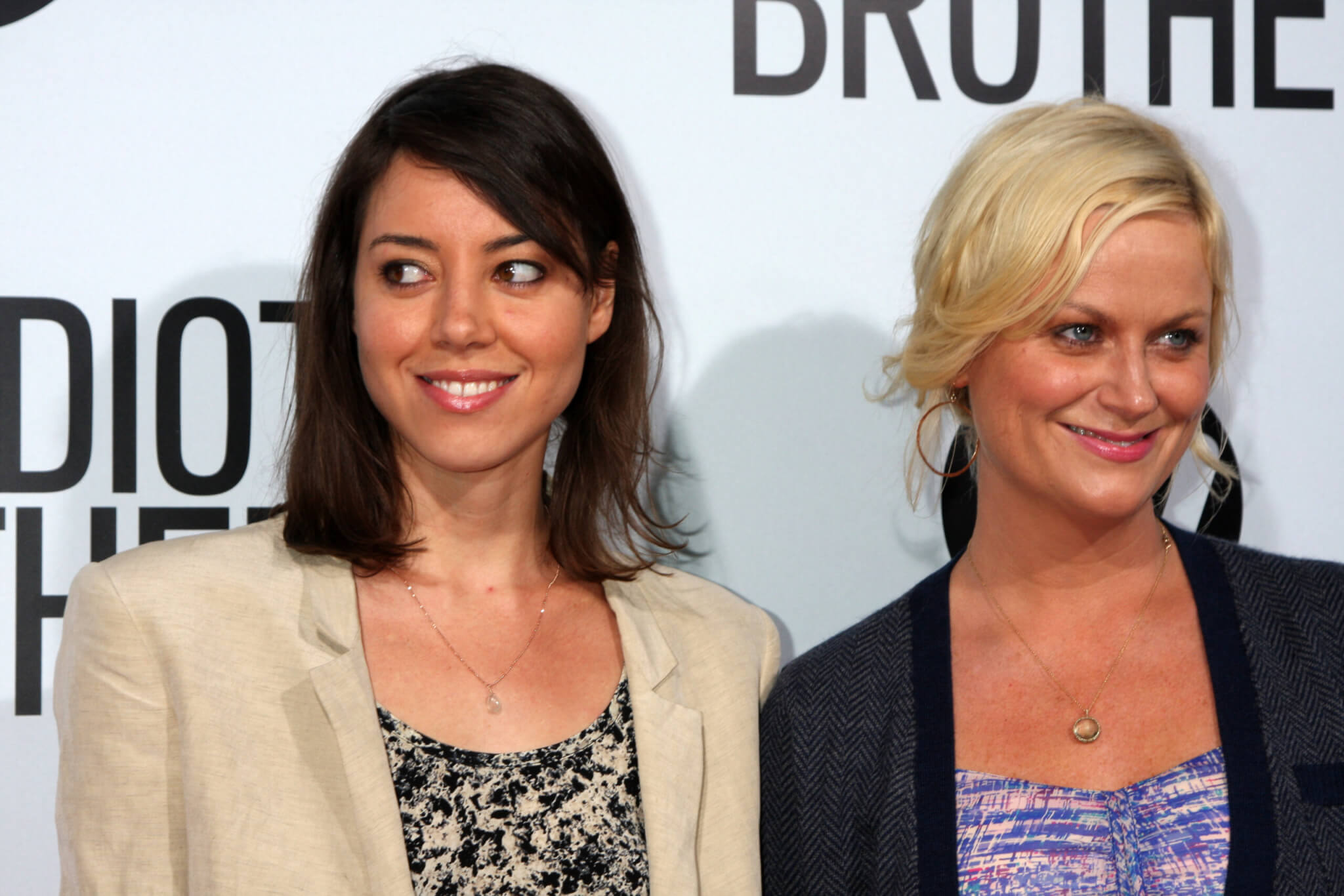 Amy Poehler and Aubrey Plaza, 2011