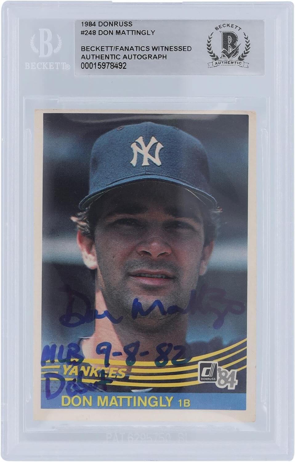 1984 Donruss Don Mattingly