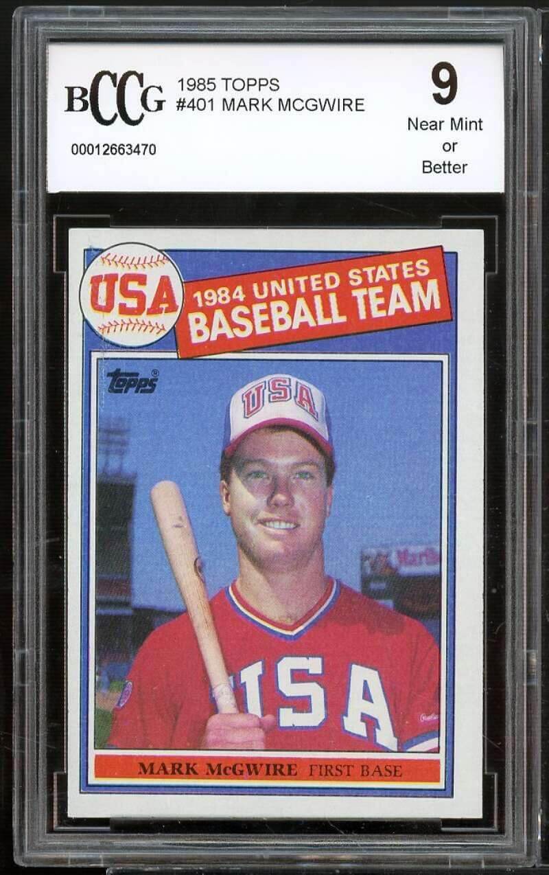 Near Mint 1985 Topps Mark McGwire