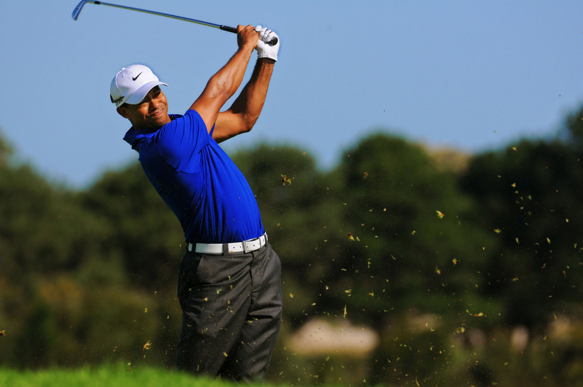 Tiger Woods at the Emirates Australian Open in 2011