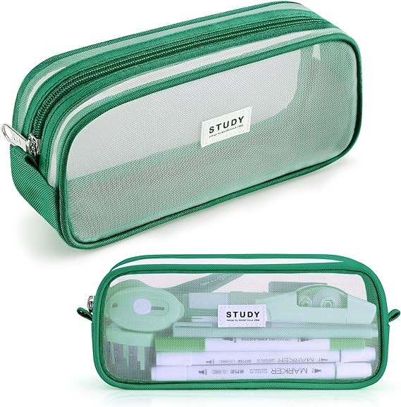 KALIDI Grid Mesh Pencil Case