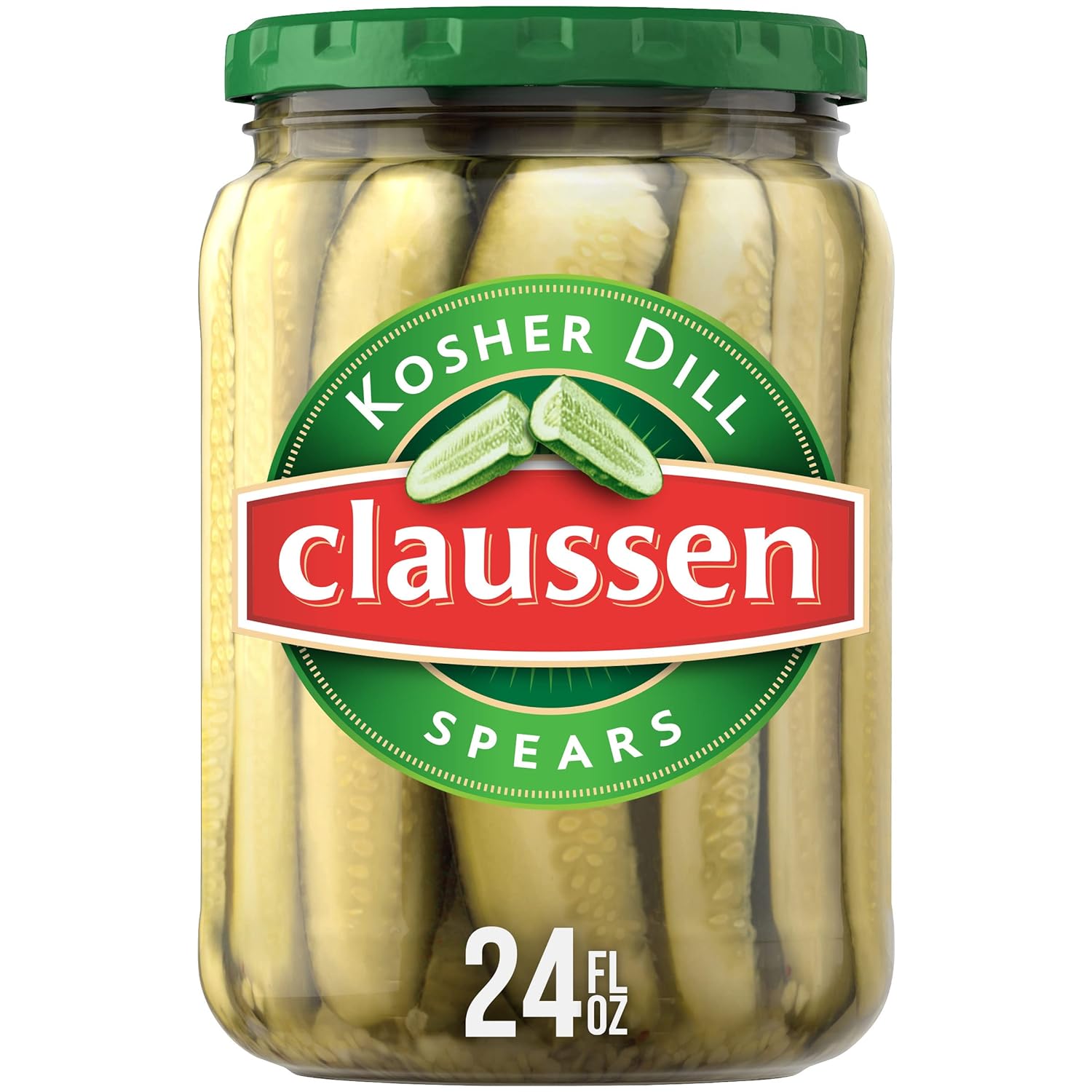 Claussen Kosher Dill Pickle Spears, 24 fl. oz. Jar on Amazon