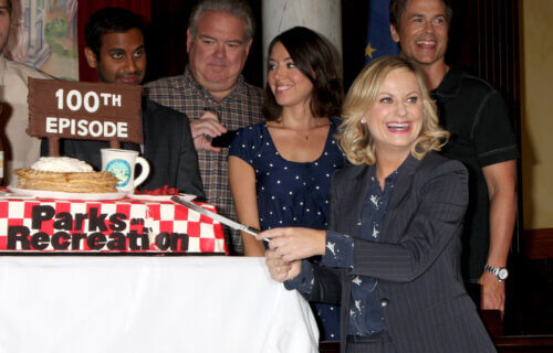 "Parks And Recreation" 100th Episode Celebration at CBS Studios in 2013 in Studio City, CA