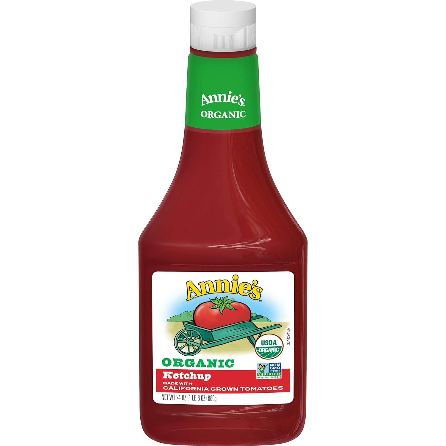 Annie's Homegrown Organic Ketchup, Gluten Free & USDA Certified Organic, 24 oz. (Pack of 12)