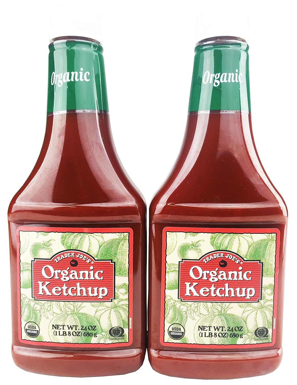 Trader Joes Organic Ketchup 24oz (Pack of 2)