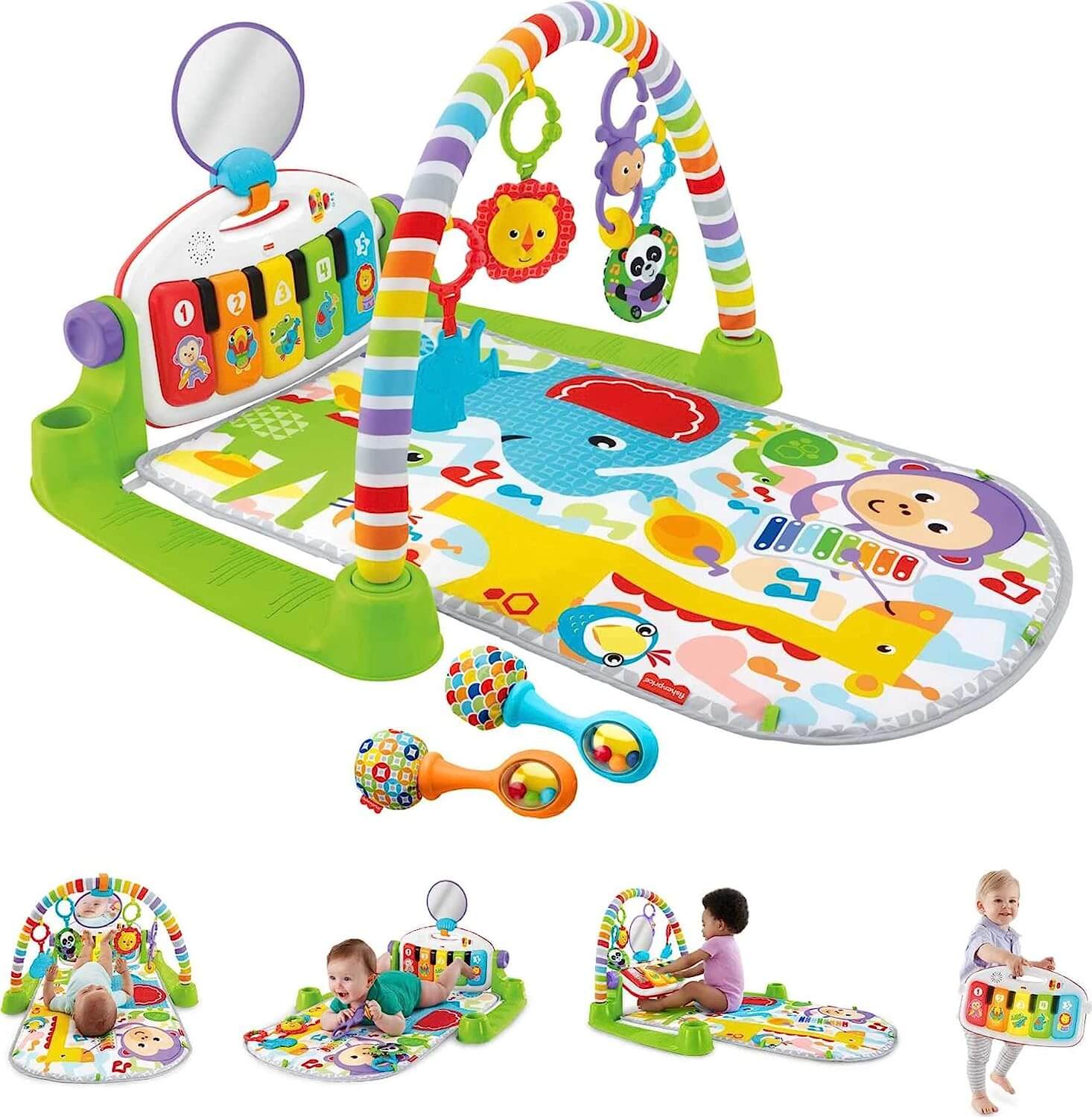 Fisher Price Deluxe Kick & Play Piano Gym